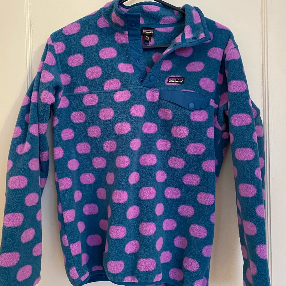 Pullover. Almost new! Blue and purple